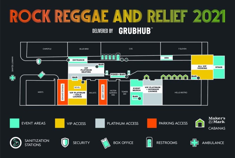 Facts to Know and Venue Map Rock Reggae & Relief