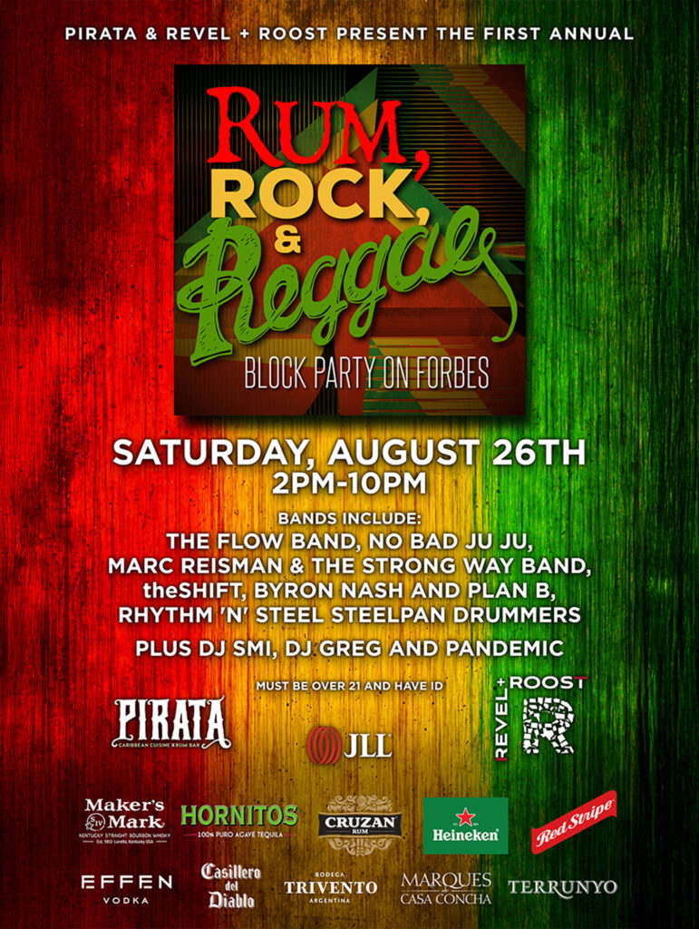 "Rum, Rock, & Reggae" 2017
Featuring The Flow Band