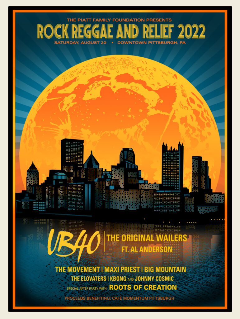 Rock, Reggae & Relief 2022
Featuring UB40 and The Original Wailers